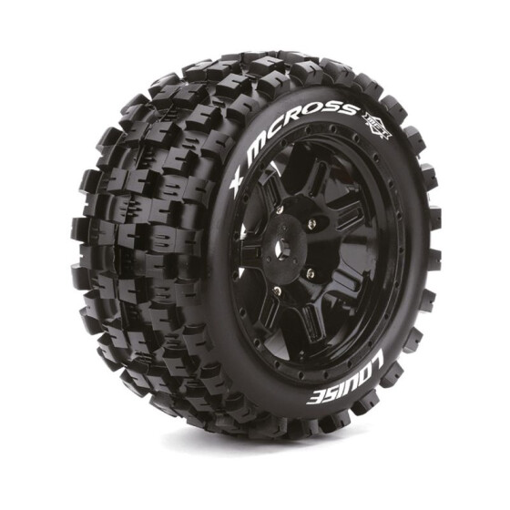 X-MCross MFT-Reifen soft auf Felge schwarz 24mm (2)