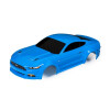 Karosserie Ford Mustang blau mit Aufkleber