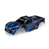 Karosserie Maxx V2 blau mit Aufkleber