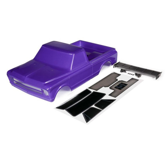 Karosserie Chevrolet C10 purple mit FlÃ¼gel & Aufkleber