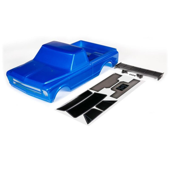 Karosserie Chevrolet C10 blau mit FlÃ¼gel & Aufkleber