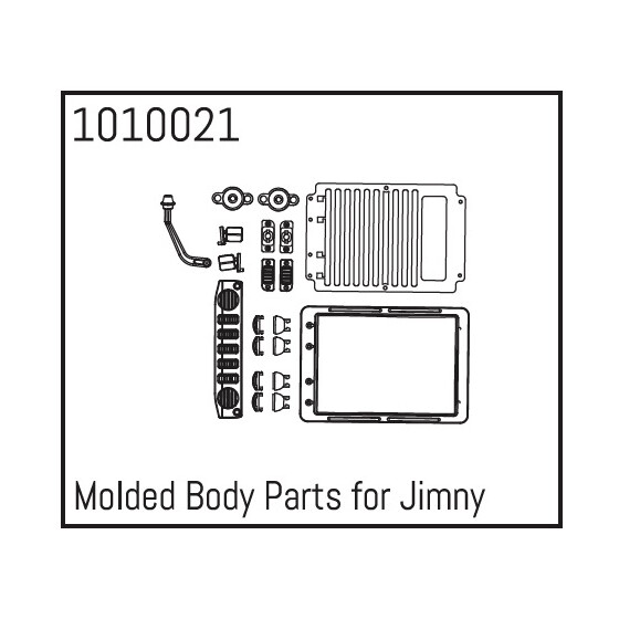 Molded Body Parts for Jimny