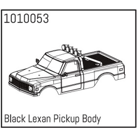 Black Lexan Pickup Body