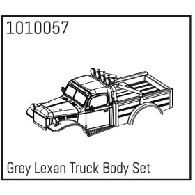 Grey Lexan Power Wagon Body Set