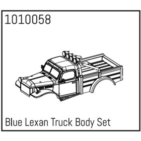 Blue Lexan Power Wagon Body Set