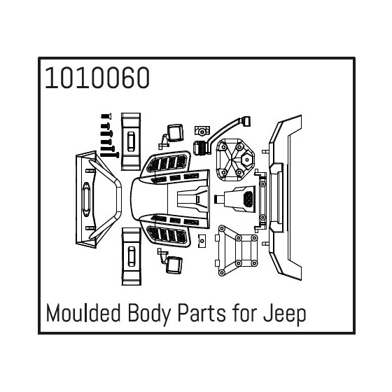 Moulded Body Parts for Wrangler
