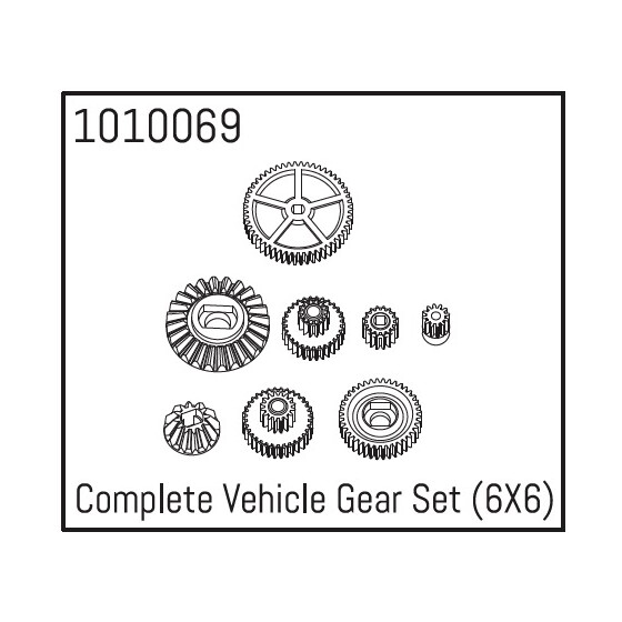 Complete Vehicle Gear Set (6X6)