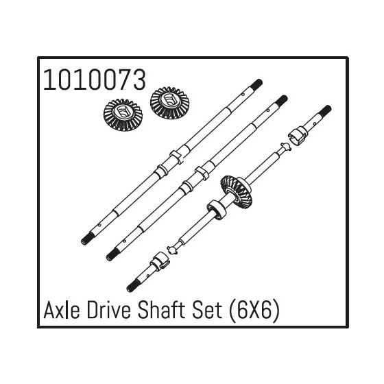 Axle Drive Shaft Set (6X6)