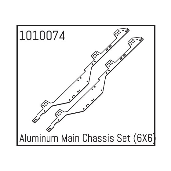 Aluminum Main Chassis Set (6X6)