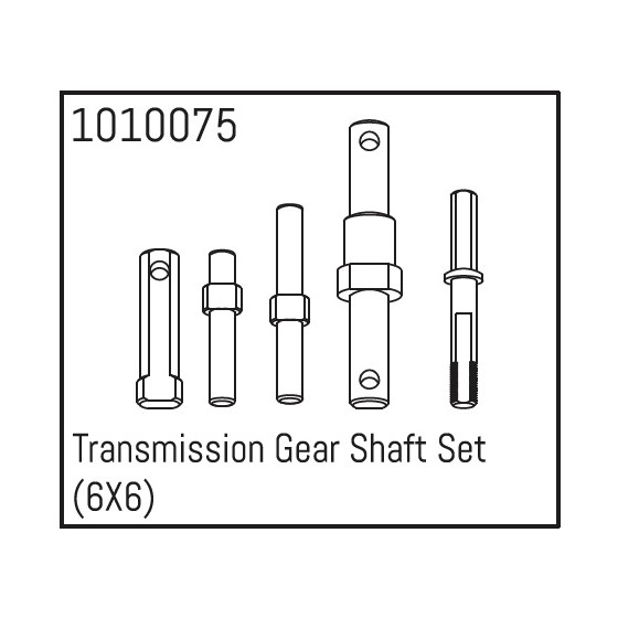 Transmission Gear Shaft Set (6X6)