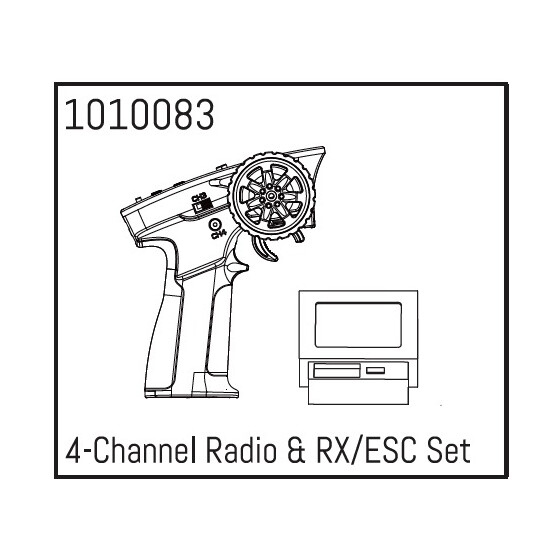 4-Channel Radio & RX/ESC Set