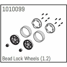 1.2" Beadlock Wheels - PRO Crawler 1:18 (4)