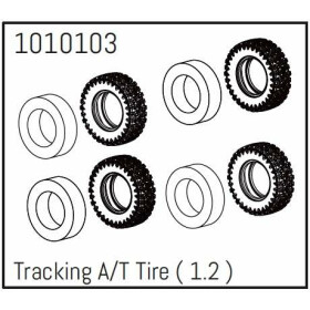 1.2" Tracking A/T Tire - PRO Crawler 1:18 (4)