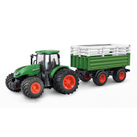 RC-Traktor mit Viehtransporter 1:24 RTR grÃ¼n