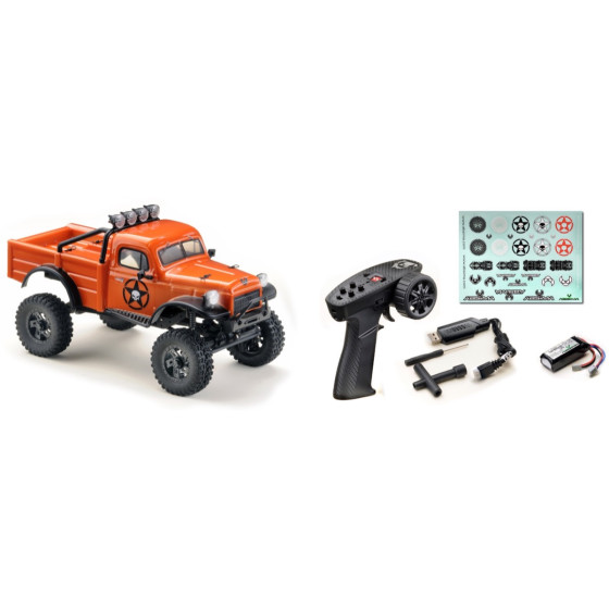 1:18 EVO Crawler "Power Wagon V2" 2-Gear orange...