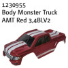 Monster Truck Karosserie rot AMT3.4BL-V2