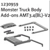 Monster Truck Karosserie Anbauteile AMT3.4(BL)-V2
