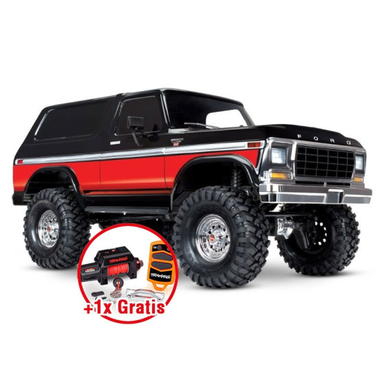 TRAXXAS TRX-4 Ford Bronco schwarz/rot 1/10 Crawler RTR