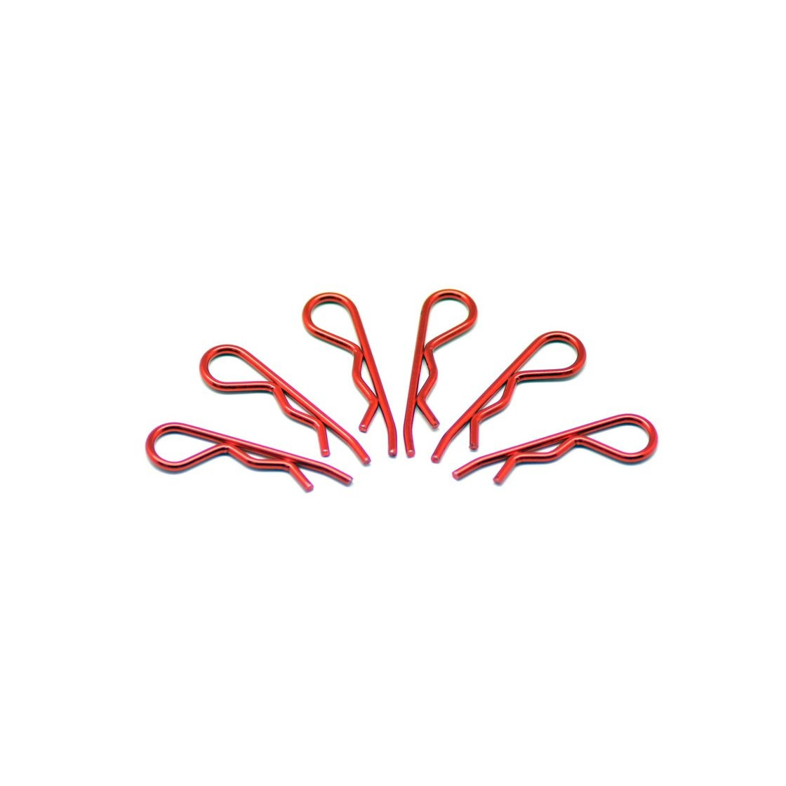 body clip 1/8 - metallic red  (6)