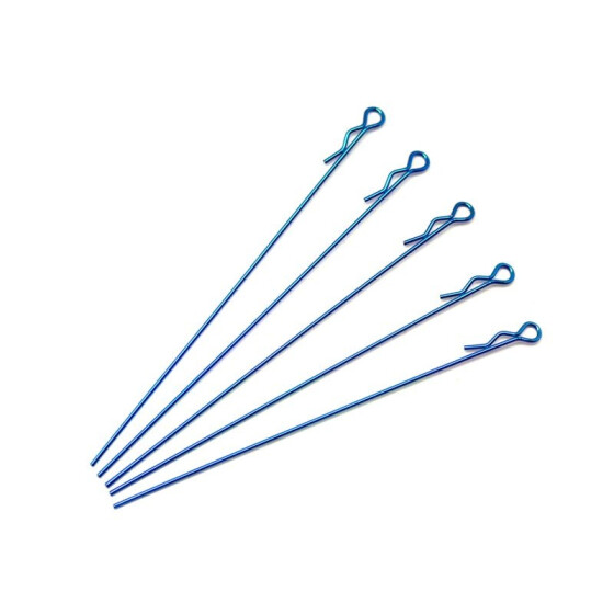 extra long body clip 1/10 - metallic blue (5)