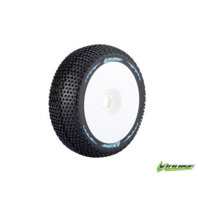 B-Turbo Reifen soft auf Felge weiÃŸ 17mm (2)