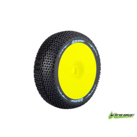 B-Turbo Reifen supersoft auf Felge gelb 17mm (2)