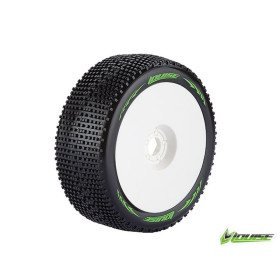 B-Groove Reifen soft auf Felge weiÃŸ 17mm (2)