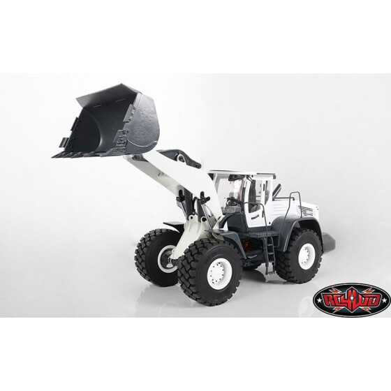 1/14 Scale Earth Mover 870K Hydraulic Wheel Loader White
