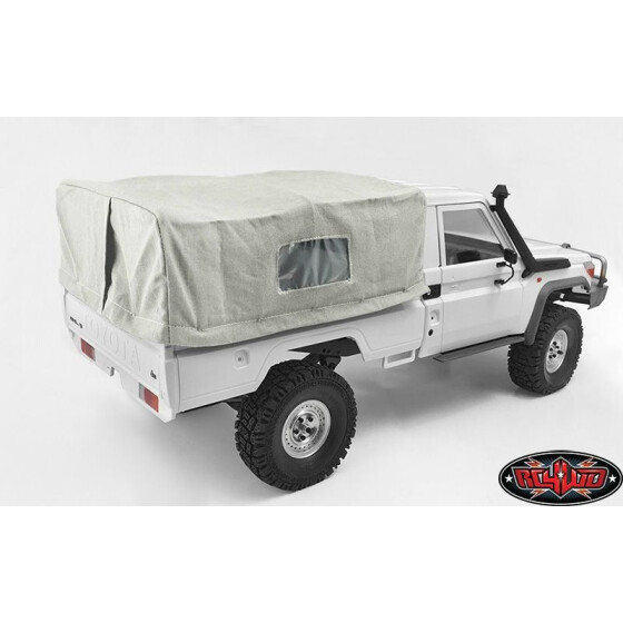 Bed Soft Top w/Cage for Land Cruiser LC70 (White)
