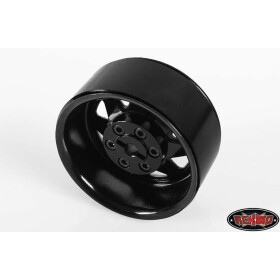 6 Lug Wagon 1.9 Single Steel Stamped Beadlock Wheel (Black)
