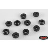Heavy Duty Steel Black 3mm Con Washers (10)