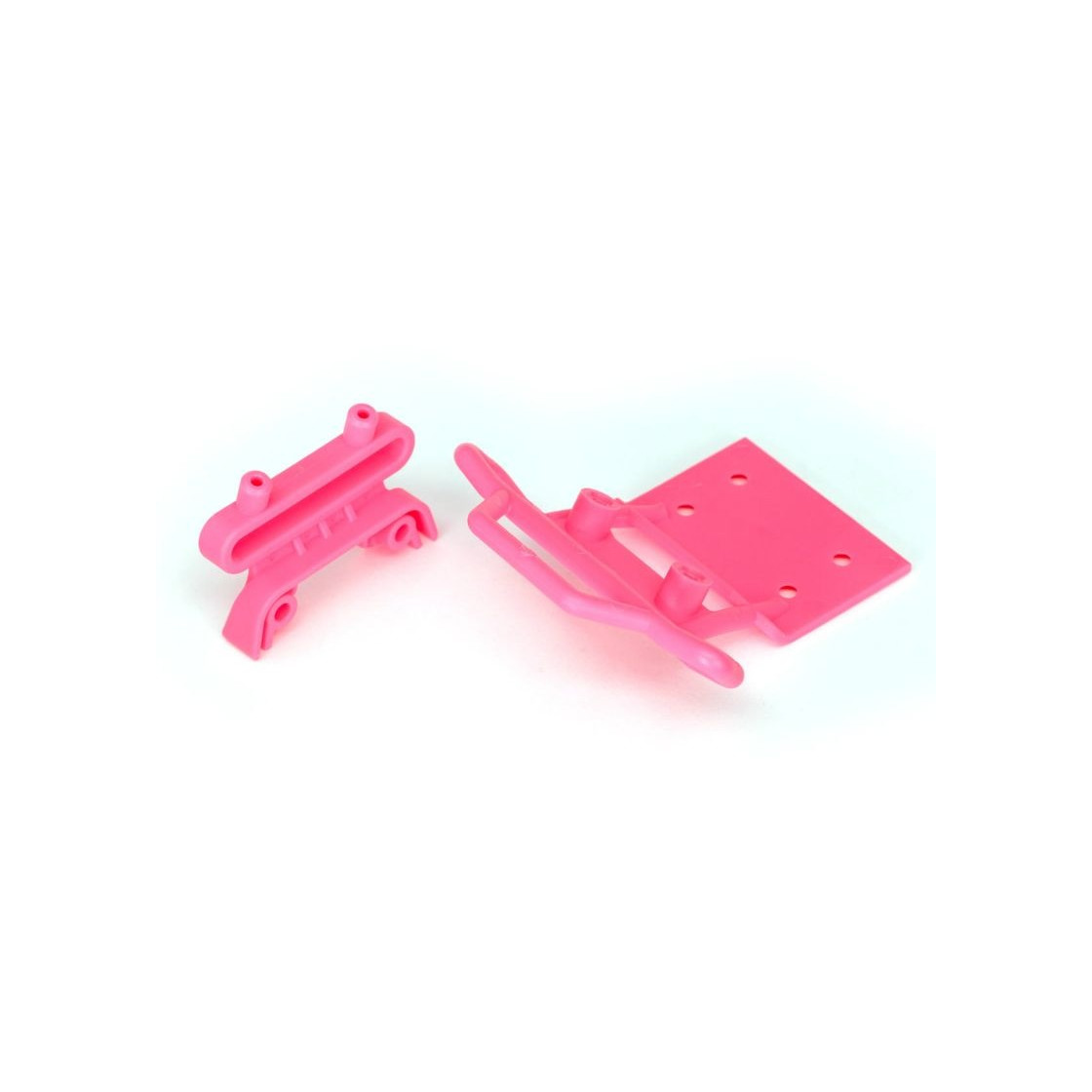 Bumper + Halter + Schrauben vorn pink
