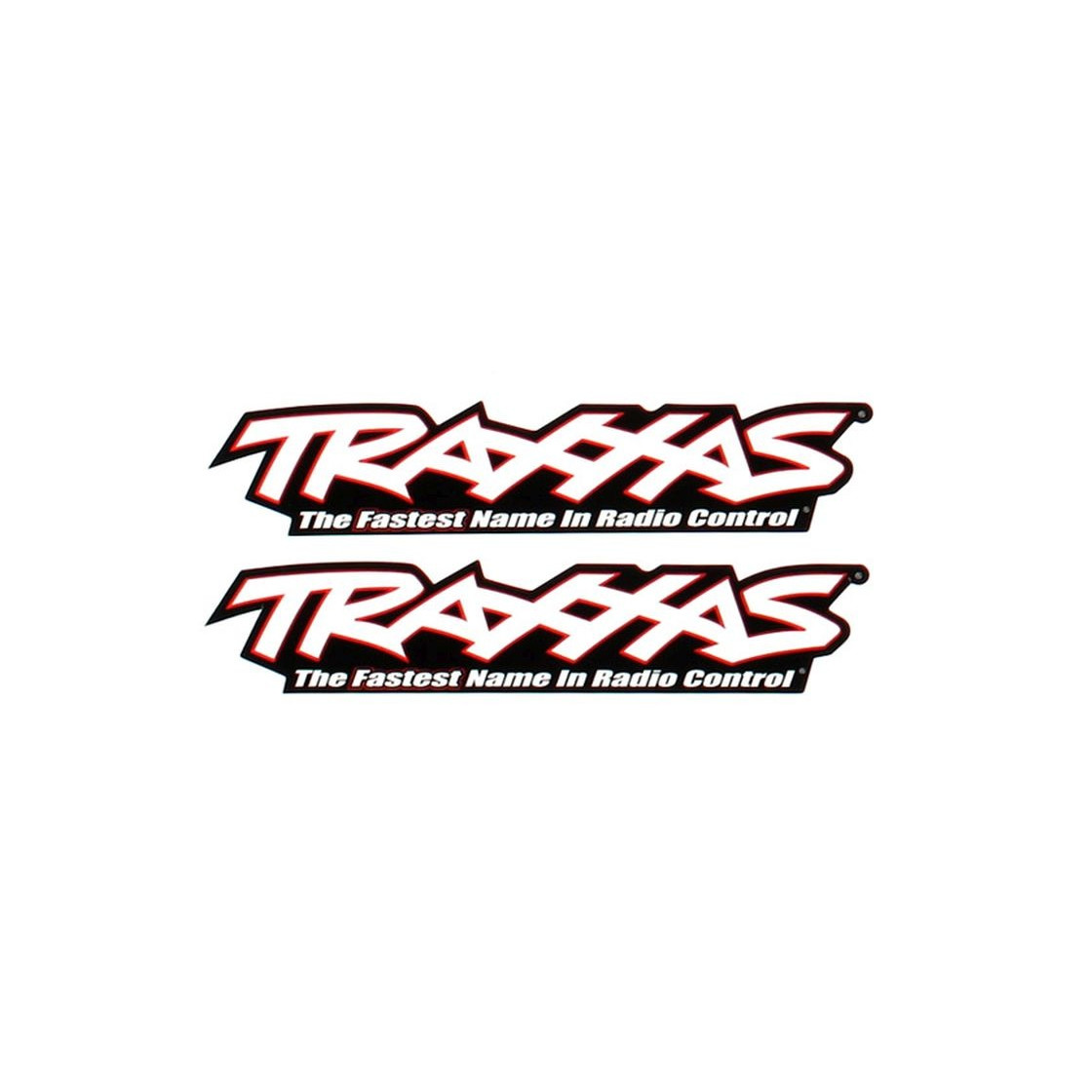 TRAXXAS 4,5 / 114mm Aufkleber schwarz 100Stk