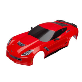 Karosserie Chevrolet Corvette Z06 rot mit Anbauteile