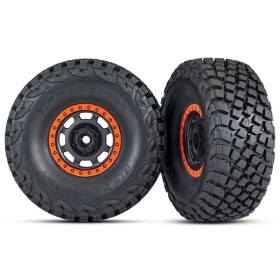 BFGoodrich Reifen auf Felgen schwarz/orange (2)