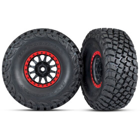 BFGoodrich Baja KR3 Reifen auf Felgen schwarz/rot (2)