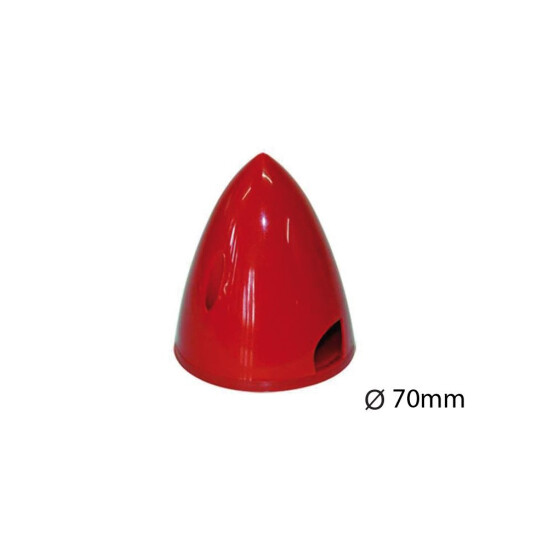Kunststoff-Spinner Ã˜ 70 mm rot