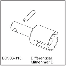 Differentzial Mitnehmer B - BEAST BX / TX
