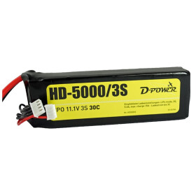 D-Power HD-5000 3S Lipo (11,1V) 30C - T-Stecker