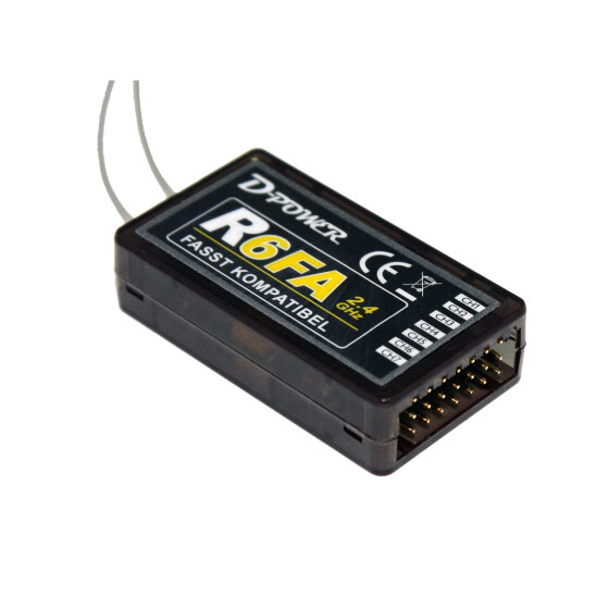 D-Power R- 6FA - 2.4 GHz EmpfÃ¤nger FASST kompatibel