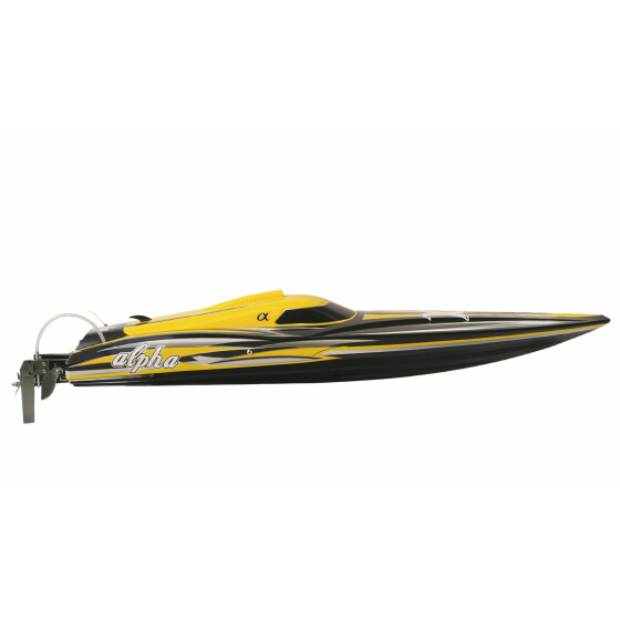 Alpha Mono-Rennboot 1060mm 4-6S gelb