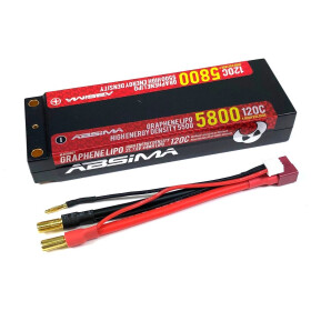Absima Lipo 2S HC 120C 5500/5800HV 5mm incl. cable