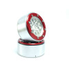 Beadlock Wheels GEAR silber/rot 1.9 (2) ohne Radnabe