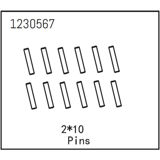 Pins 2*10 (12)