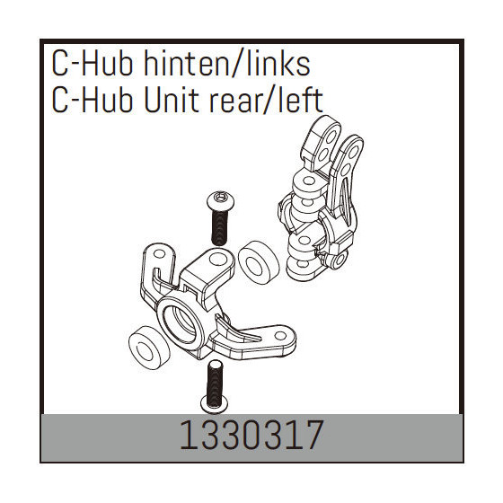 C-Hub hinten/links
