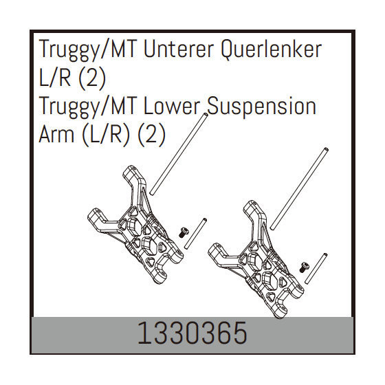 Truggy/MT Unterer Querlenker L/R (2)