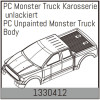 PC Monster Truck Karosserie unlackiert