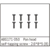 Pan Head Self-tapping Screw M2.6*8*5 (8)